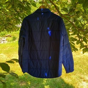Polo Ralph Lauren Winter Puffy Jacket With Blue Plaid Interior
